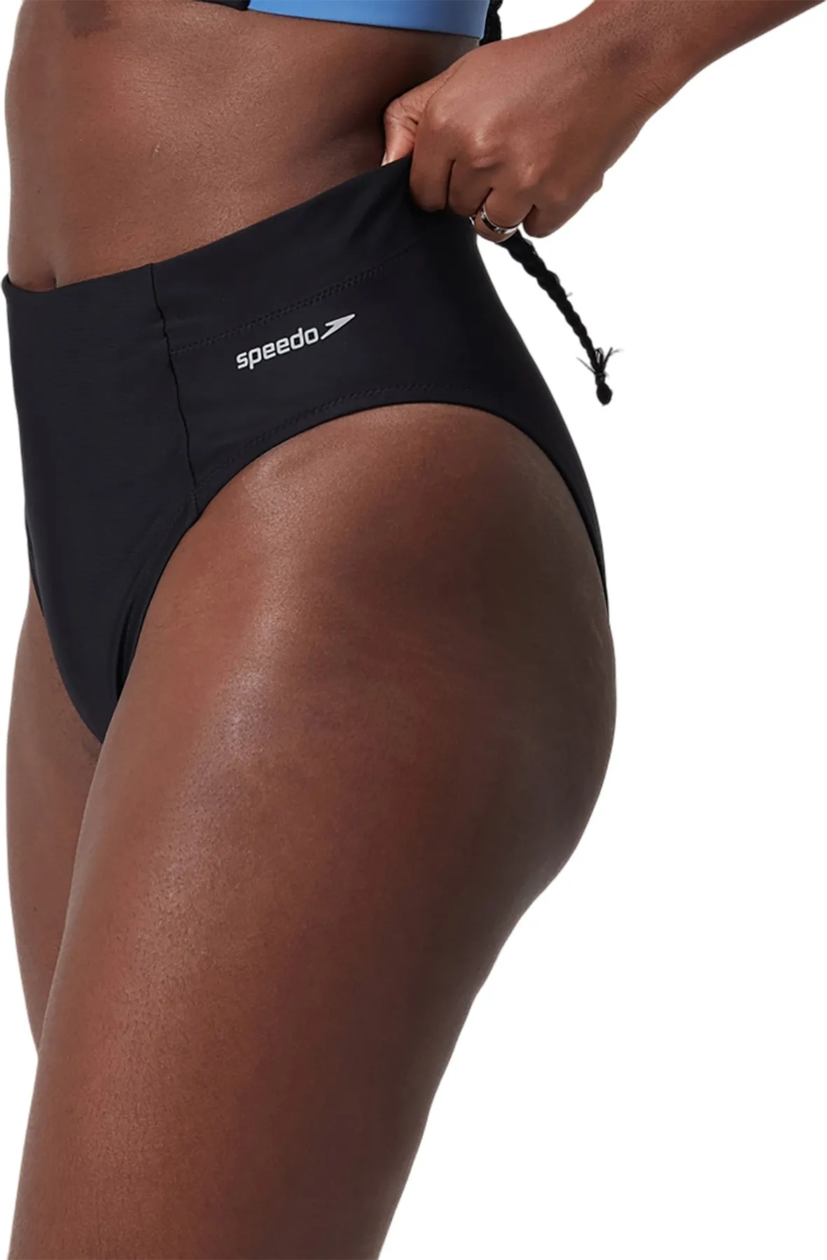 Solid High Waisted Bikini Bottom - Women's|-|Bas de bikini taille haute uni - Femme sold by Altitude Sports product image thumbnail 3