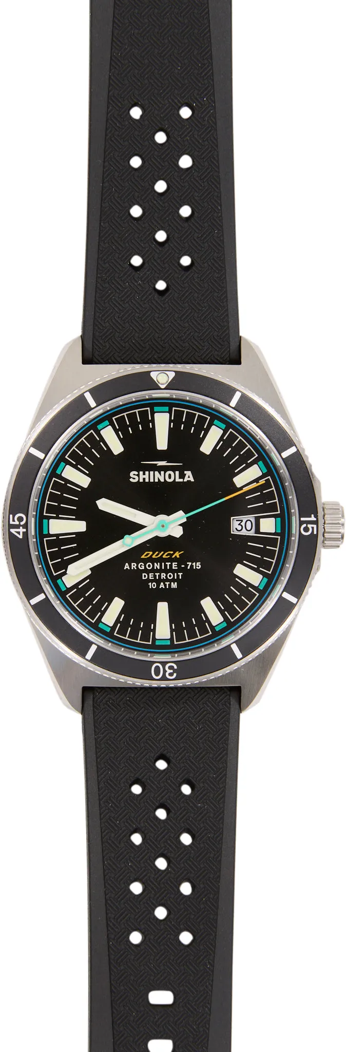 Duck 3HD 40mm Canary Rubber Strap Watch - Unisex|-|Montre Duck 3HD 40mm Canary Rubber Strap - Unisexe sold by Altitude Sports