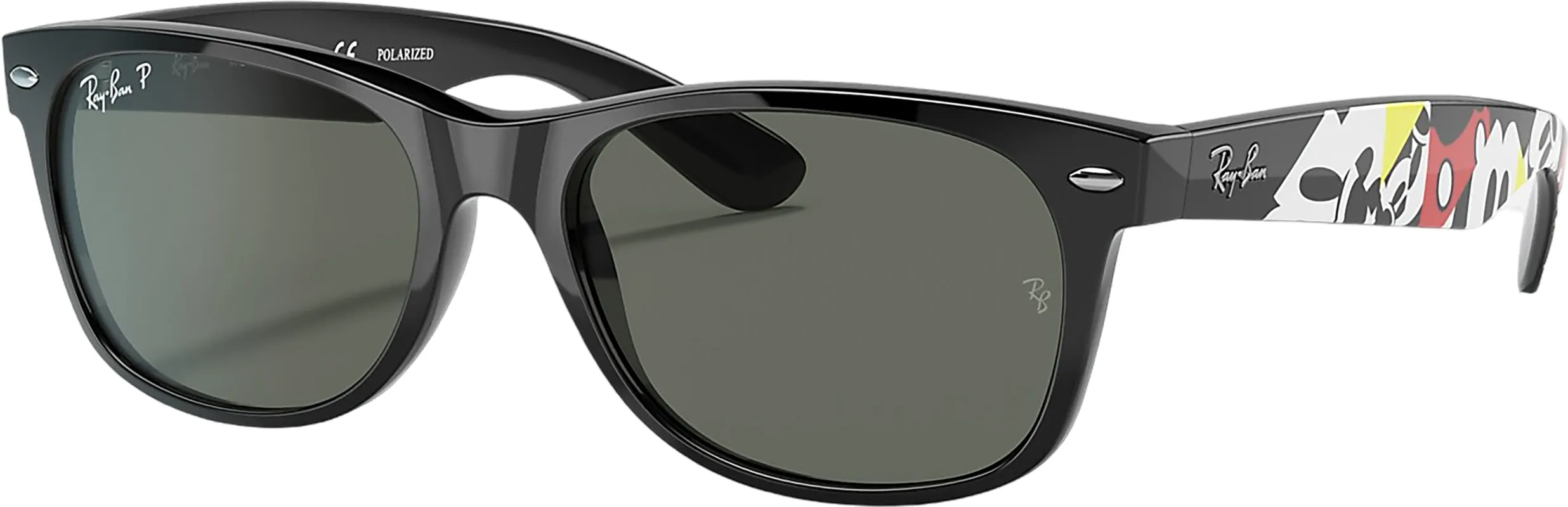 New Wayfarer Classic Polarized Sunglasses - Matte Black - Blue/Grey Lens|-|Lunettes de soleil polarisées New Wayfarer Classic - Matte Black - Verres Blue/Grey sold by Altitude Sports