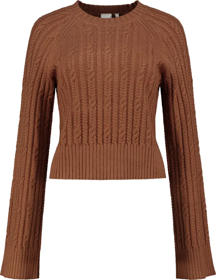 Blake Cable Knit Crewneck Sweater - Women's|-|Chandail Blake à col rond en maille torsadée - Femme sold by Altitude Sports
