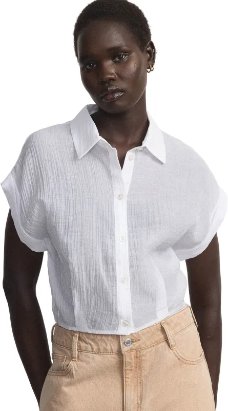 Bubble Hem Blouse - Women's|-|Chemisier à ourlet bouffant - Femme sold by Altitude Sports