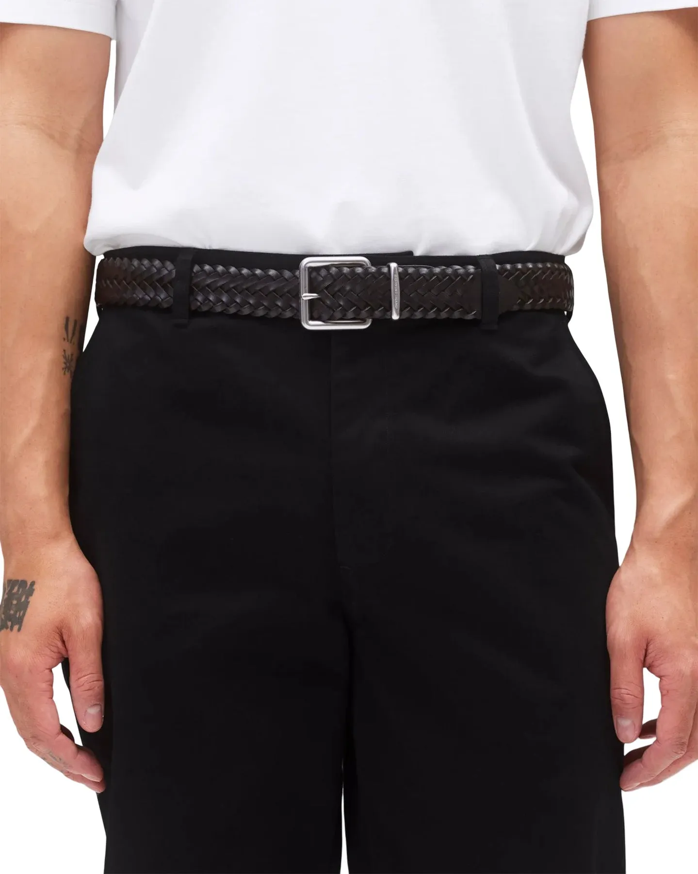 Braided Leather Belt|-|Ceinture en cuir tressée sold by Altitude Sports product image thumbnail 4