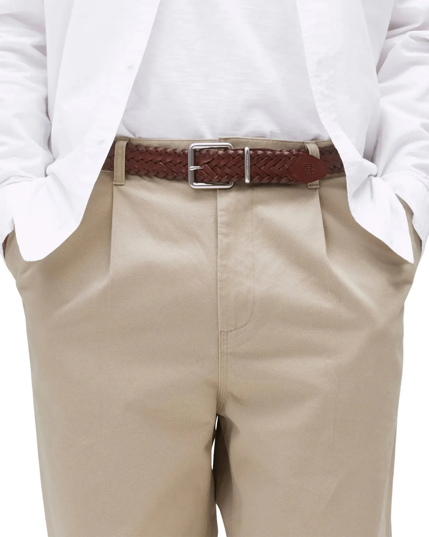 Braided Leather Belt|-|Ceinture en cuir tressée sold by Altitude Sports product image thumbnail 2