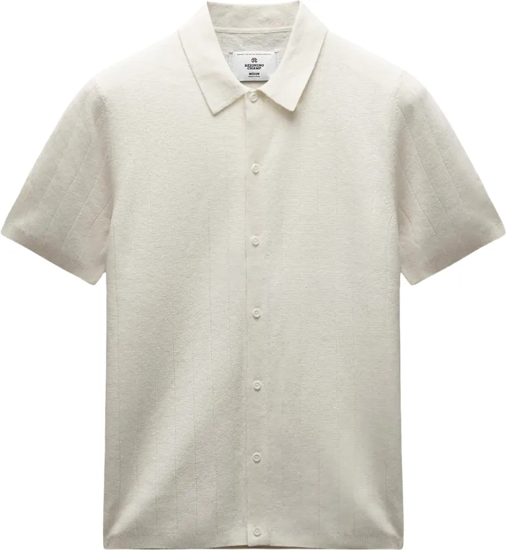 Cotton Linen Piazza Shirt - Men's|-|Chemise en coton et lin Piazza - Homme made by Reigning Champ