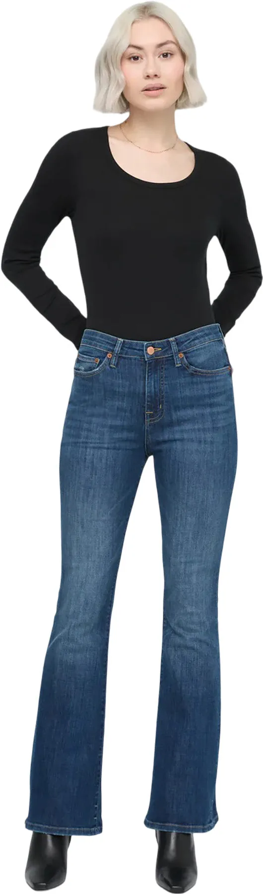 Performance Denim High Rise Flare Jeans - Women's|-|Jean évasé à taille haute Performance Denim - Femme sold by Altitude Sports product image thumbnail 3
