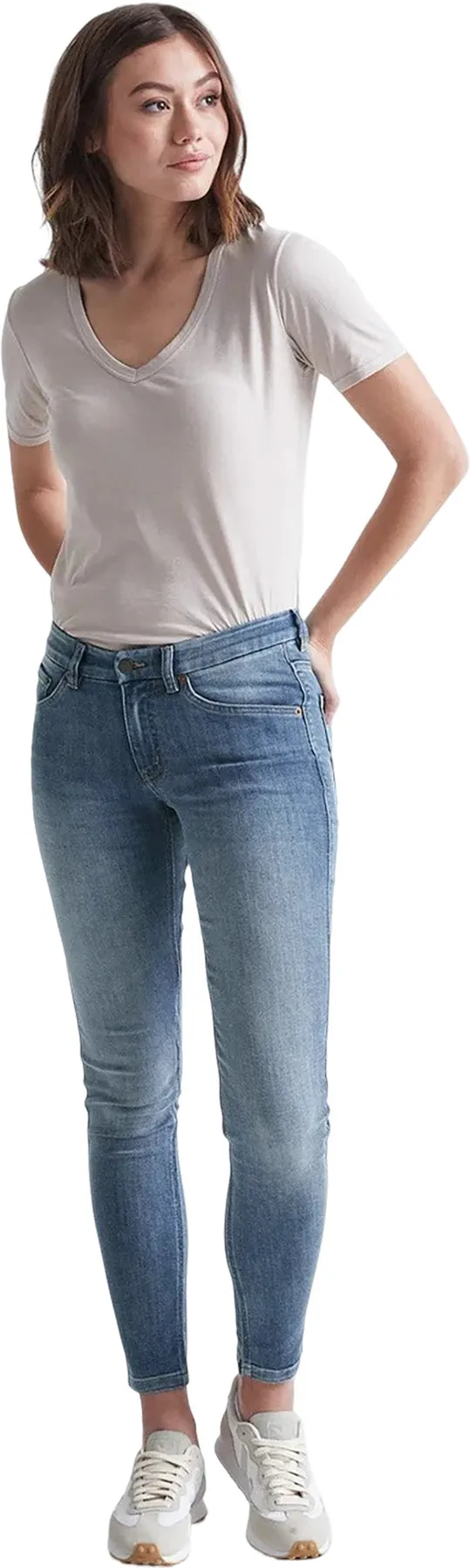 Performance Denim Mid Rise Skinny Jeans - Women's|-|Jean moulant à taille mi-haute Performance Denim - Femme sold by Altitude Sports product image thumbnail 4