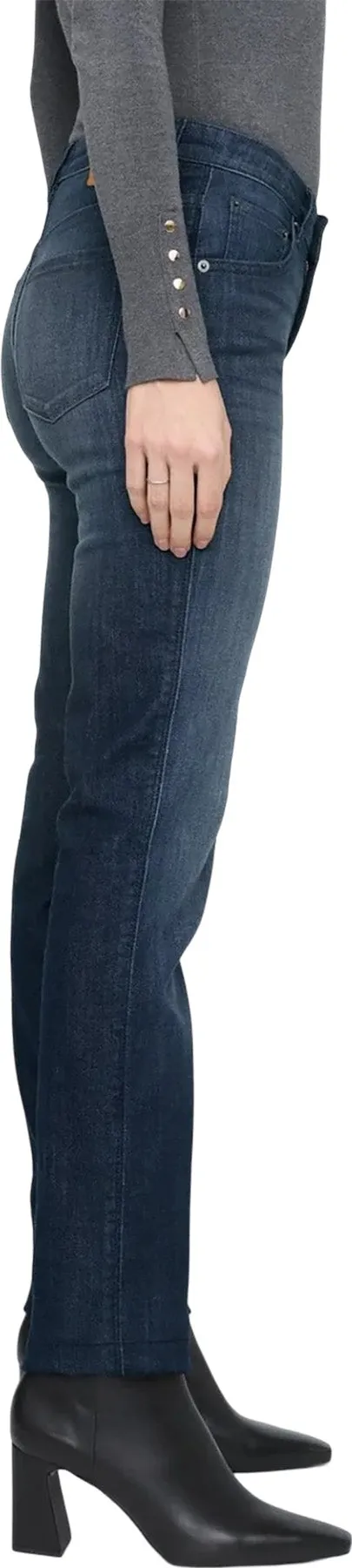 Performance Denim Mid Rise Slim Straight Jeans - Women's|-|Jean droit ajusté à taille mi-haute Performance Denim - Femme sold by Altitude Sports product image thumbnail 5