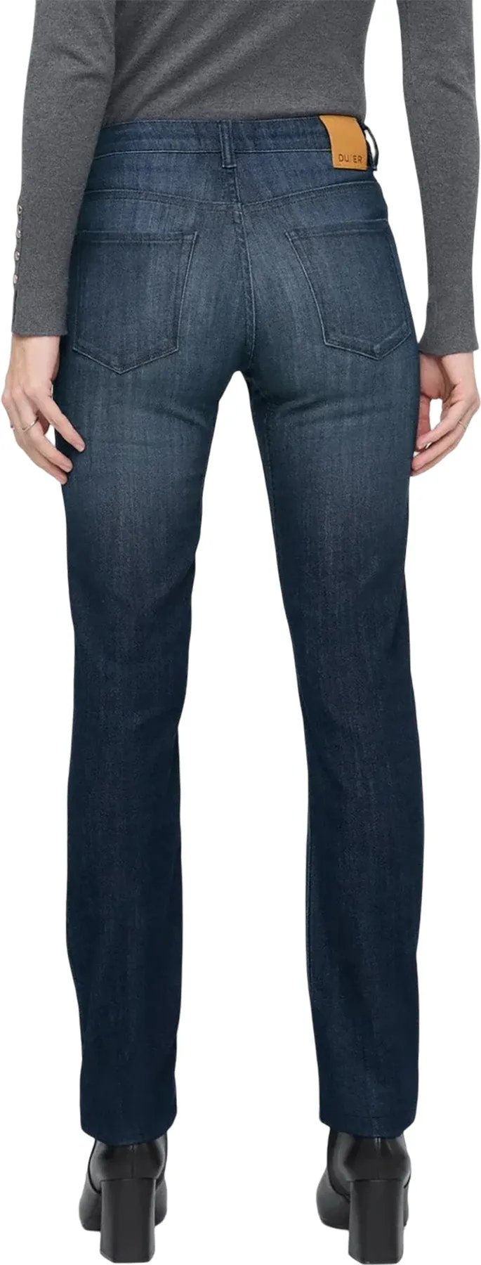 Performance Denim Mid Rise Slim Straight Jeans - Women's|-|Jean droit ajusté à taille mi-haute Performance Denim - Femme sold by Altitude Sports product image thumbnail 2
