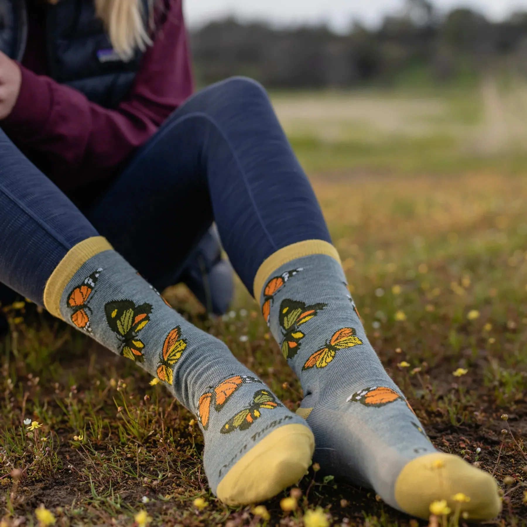 Flutter Crew Lightweight Lifestyle Socks - Women's|-|Chaussettes mi-mollet légère Flutter Lifestyle - Femme sold by Altitude Sports product image thumbnail 5