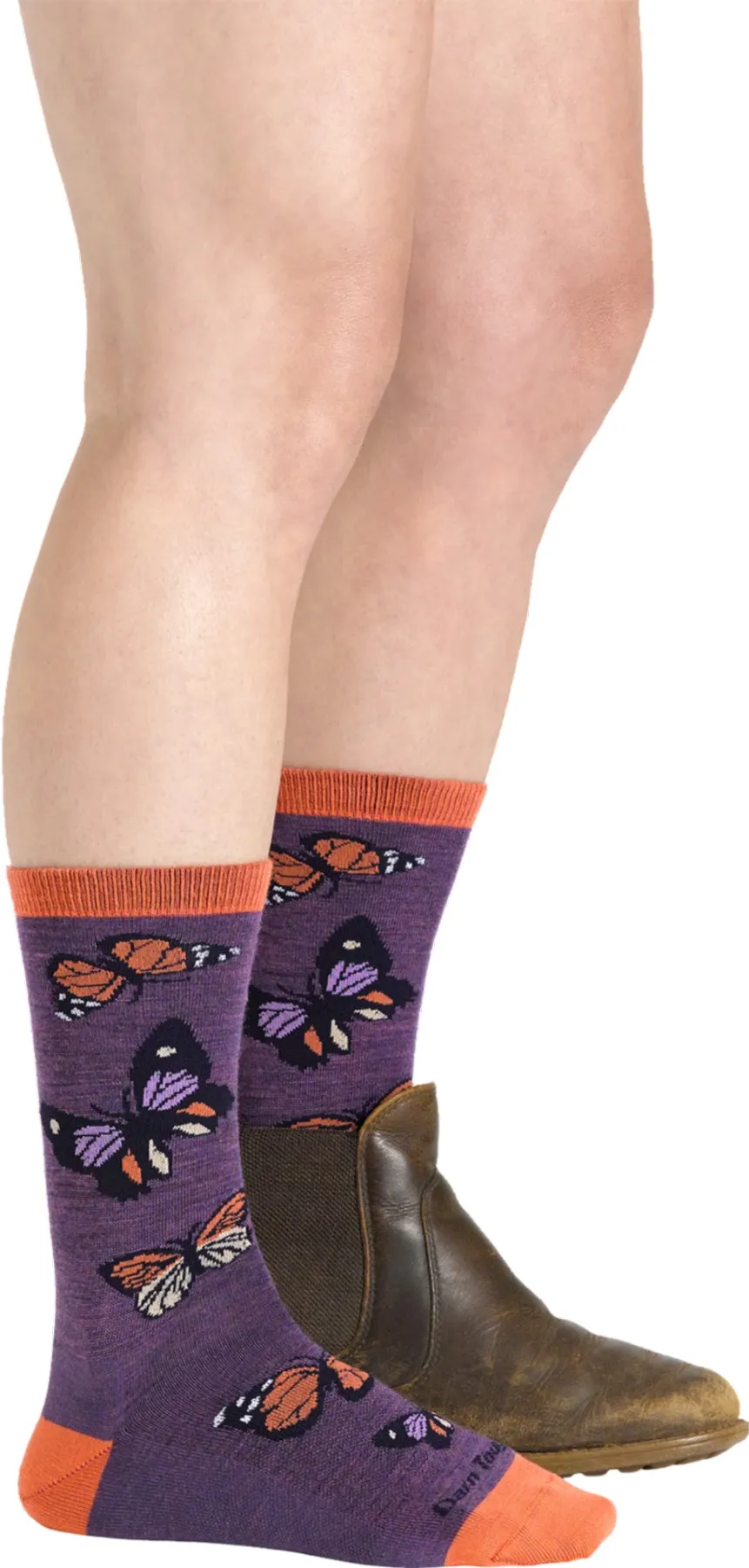Flutter Crew Lightweight Lifestyle Socks - Women's|-|Chaussettes mi-mollet légère Flutter Lifestyle - Femme sold by Altitude Sports product image thumbnail 2