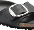 Madrid Big Buckle Oiled Leather Sandals [Narrow] - Women's|-|Sandales Madrid Big Buckle cuir huilé [Étroite] - Femme sold by Altitude Sports