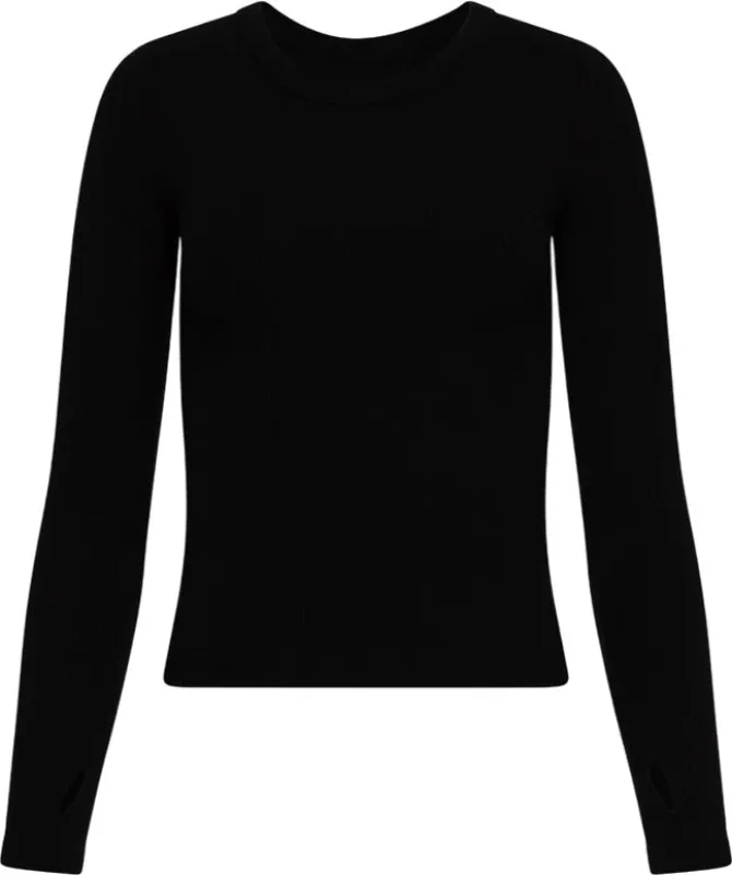 Plush Rib Long Sleeve Tee - Women's|-|T-shirt côtelé pelucheux manches longues - Femme sold by Altitude Sports
