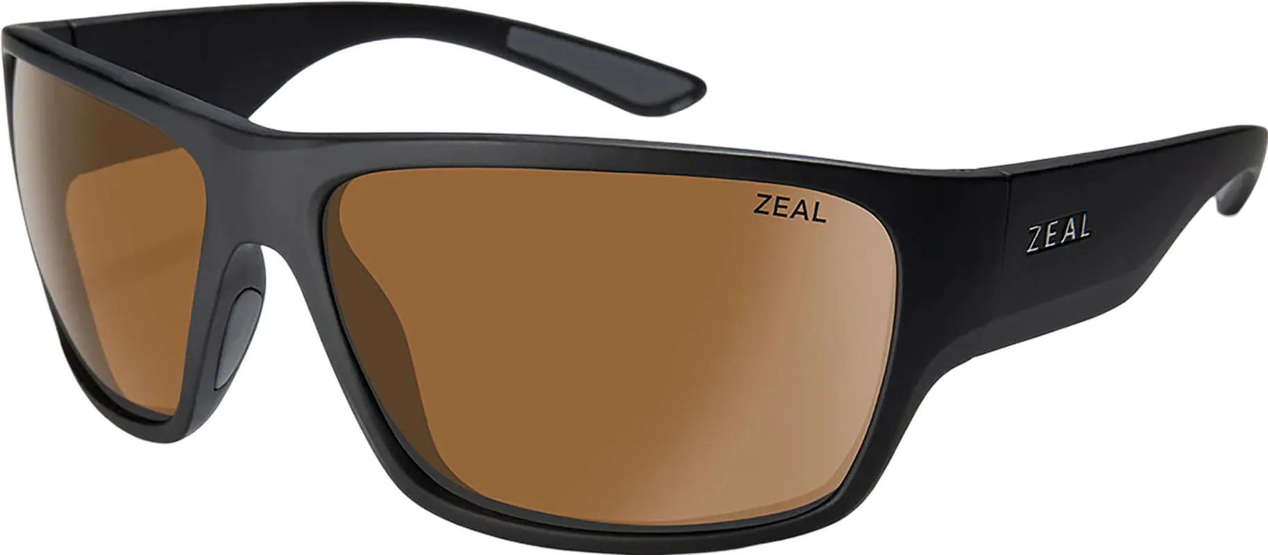 Decker Polarized Sunglasses - Matte Black - Copper Lens - Unisex|-|Lunettes de soleil polarisées Decker - Matte Black - Verres Copper - Unisexe made by Zeal Optics