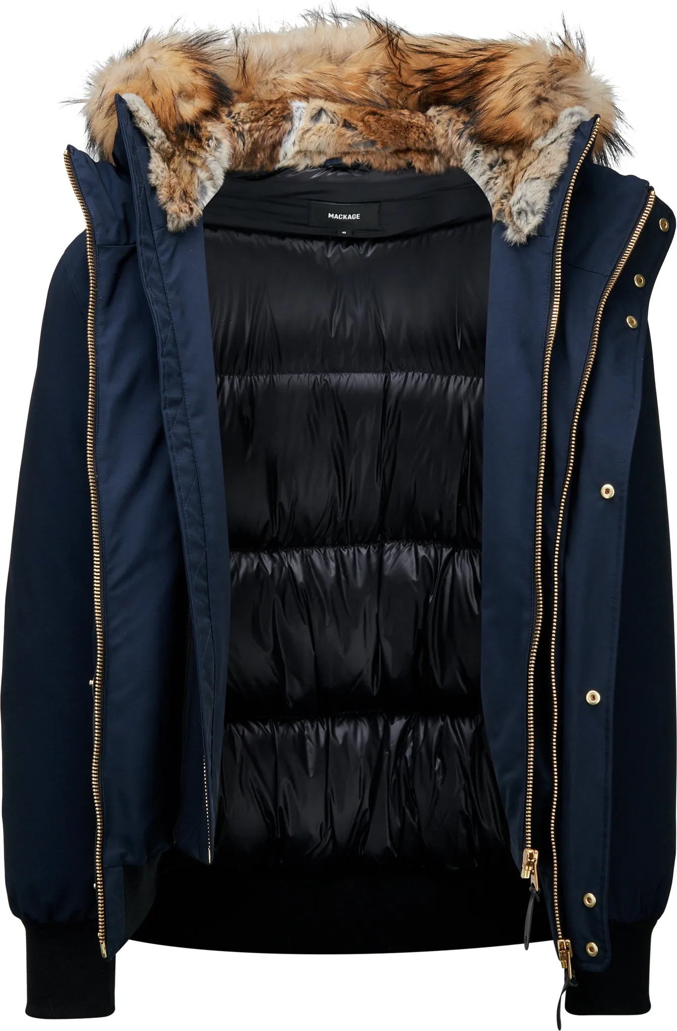 Dixon 2-in-1 Down Bomber with Hooded Bib and Natural Fur - Men's|-|Manteau aviateur Dixon 2-en-1 en duvet avec plastron à capuche et fourrure naturelle - Homme sold by Altitude Sports product image thumbnail 4