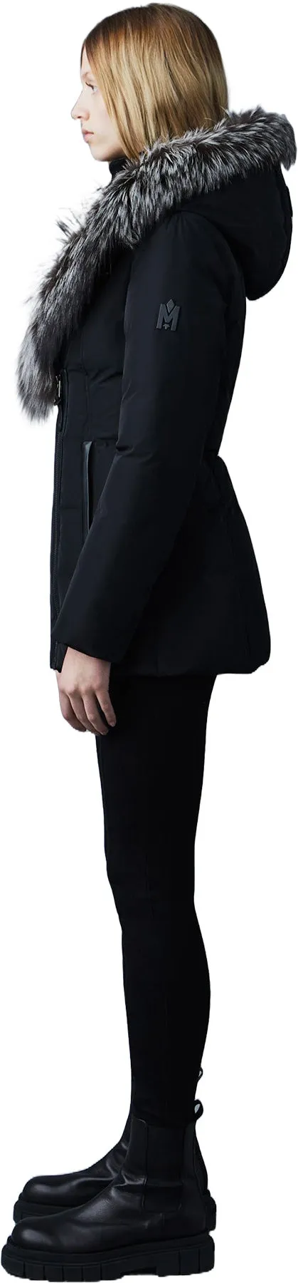 Adali Down Coat With Silver Fox Fur Signature Mackage Collar - Women's|-|ADALI Manteau en duvet avec col signature Mackage en fourrure de renard argenté - Femme sold by Altitude Sports product image thumbnail 5