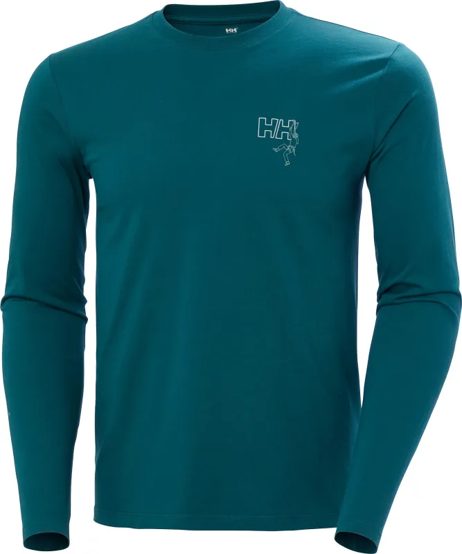 F2F Cotton Long Sleeve T-Shirt - Men's|-|T-shirt à manches longues en coton F2F - Homme made by Helly Hansen