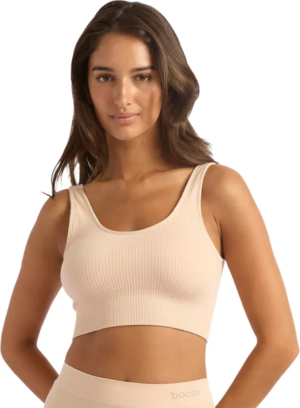 Ribbed Seamfree Crop Bra - Women's|-|Soutien-gorge écourté côtelé sans coutures - Femme sold by Altitude Sports