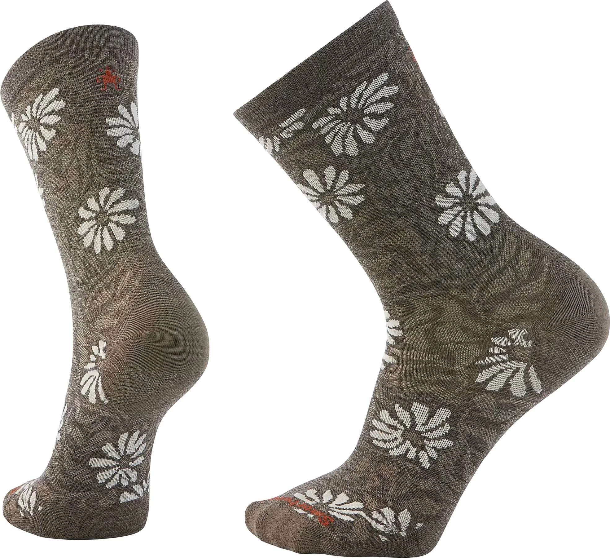 Everyday Floral Crew Socks - Women's|-|Chaussettes mi-mollet à fleurs Everyday - Femme sold by Altitude Sports