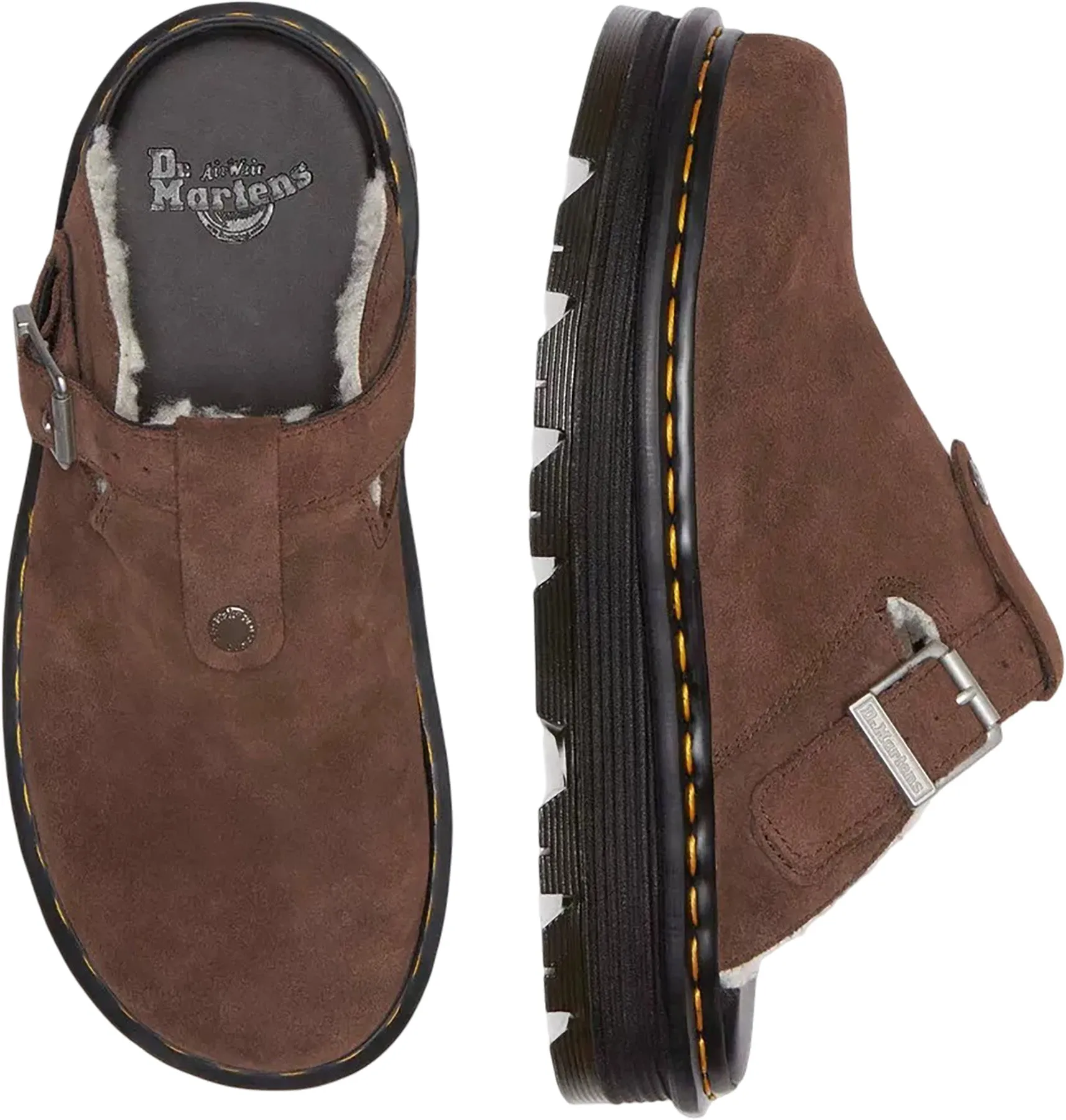 Zebzag Suede Fleece-Lined Platform Mules - Unisex|-|Pantoufles à plateforme en daim doublées polaire Zebzag - Unisexe sold by Altitude Sports product image thumbnail 4