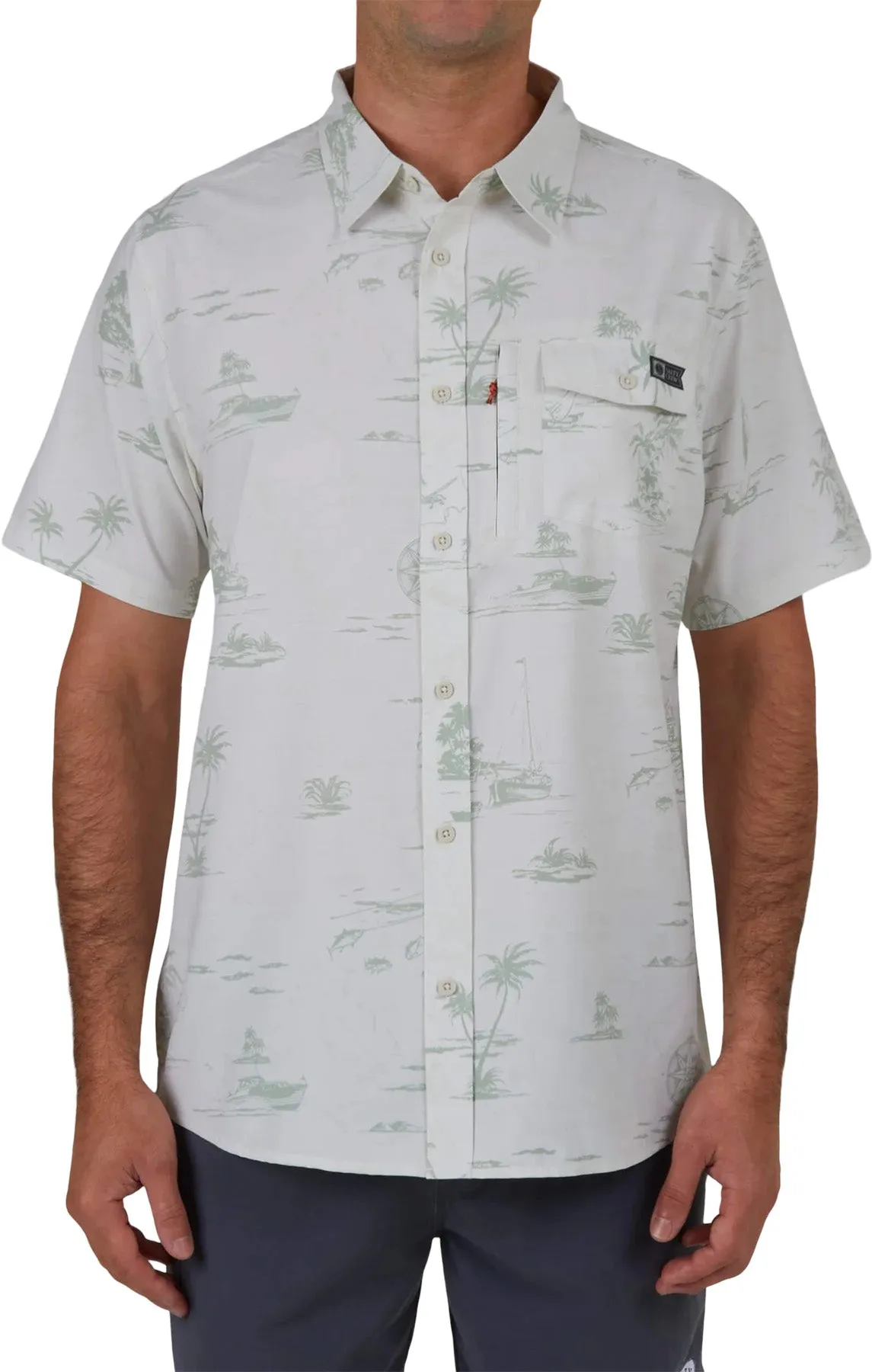 Seafarer Short Sleeve Tech Woven Shirt - Men's|-|Chemise tissée technique à manches courtes Seafarer - Homme sold by Altitude Sports