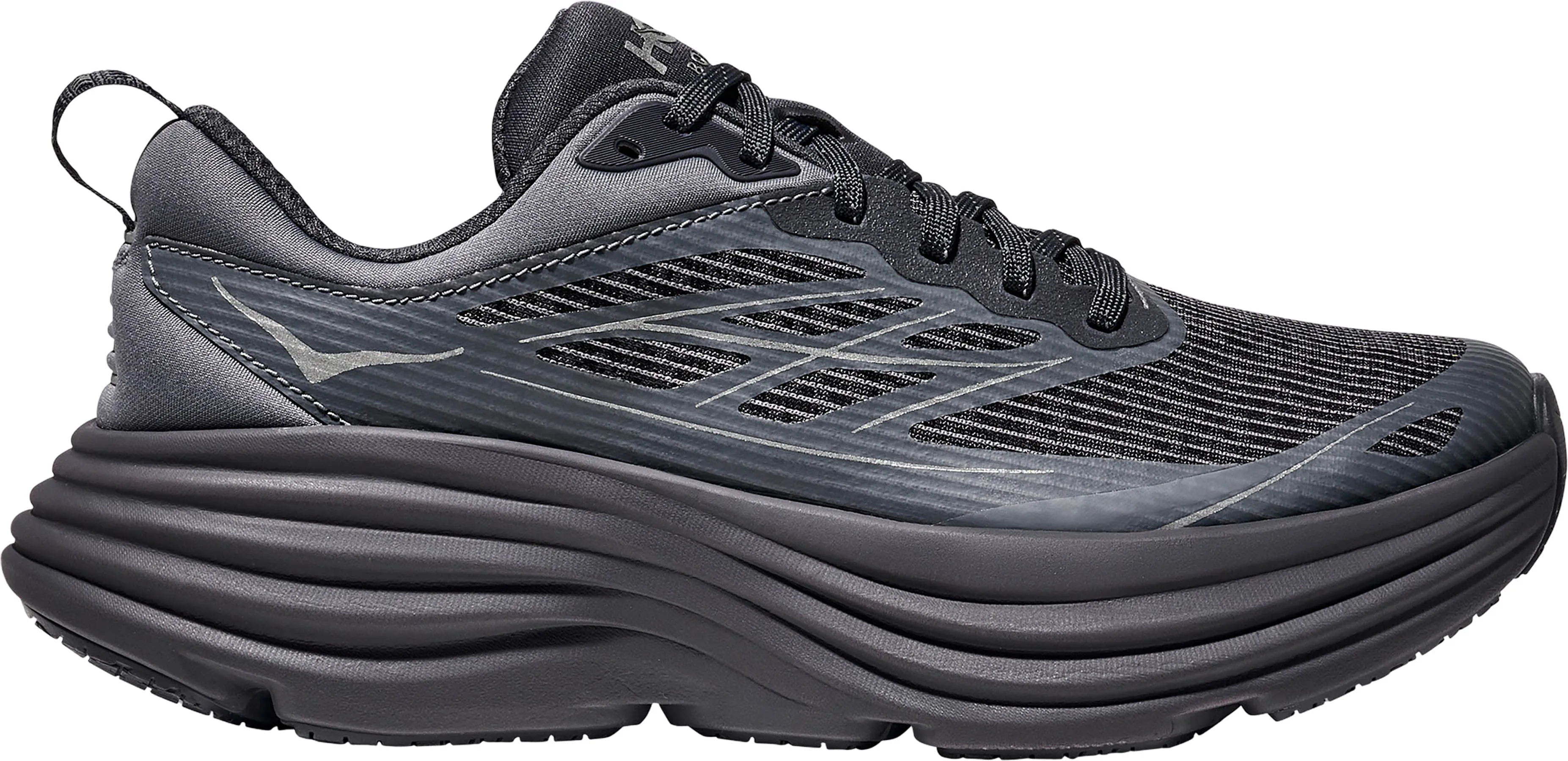 Stealth/Tech Bondi 8 Caged Road Running Shoes - Unisex|-|Souliers de course sur route Stealth/Tech Bondi 8 Caged - Unisexe sold by Altitude Sports
