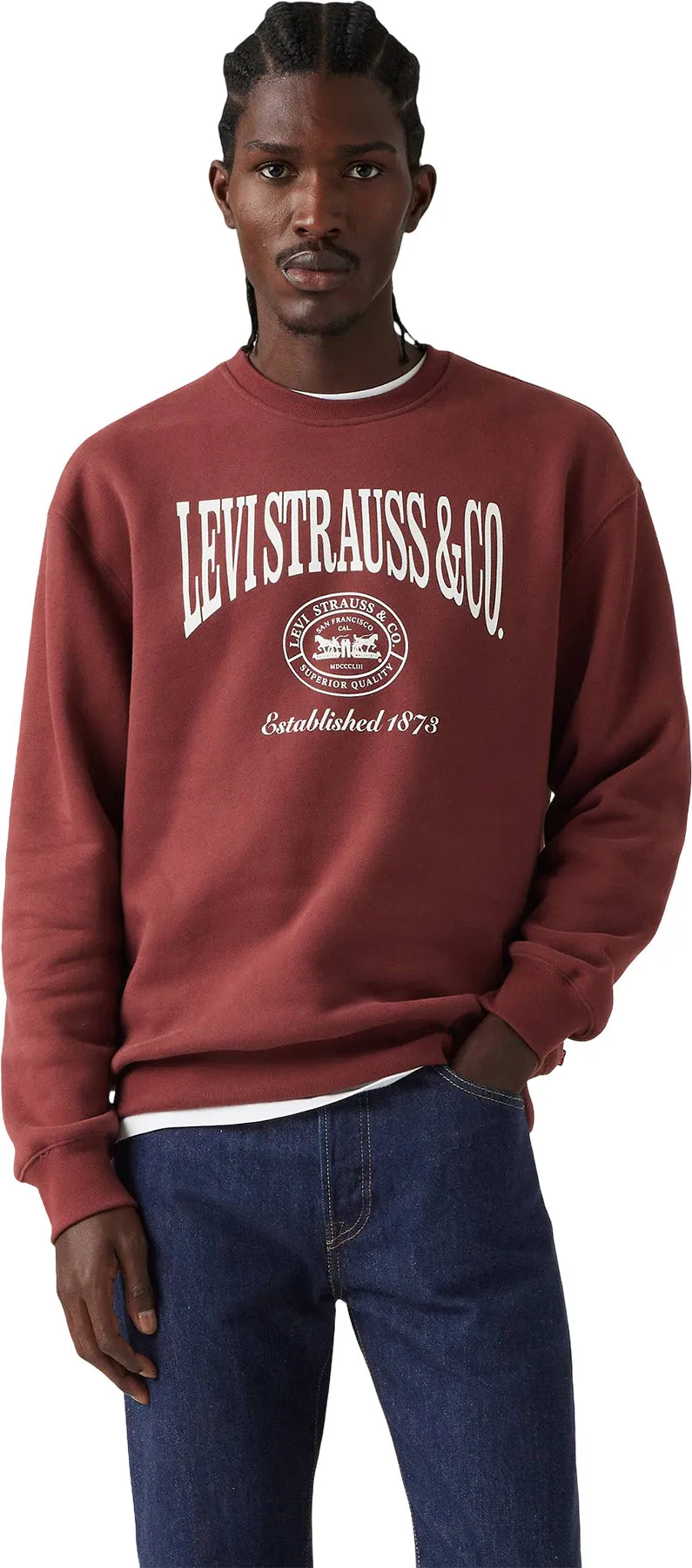 Relaxed Graphic Crewneck Sweatshirt - Men's|-|Chandail en molleton à col rond décontracté avec imprimé - Homme sold by Altitude Sports product image thumbnail 3