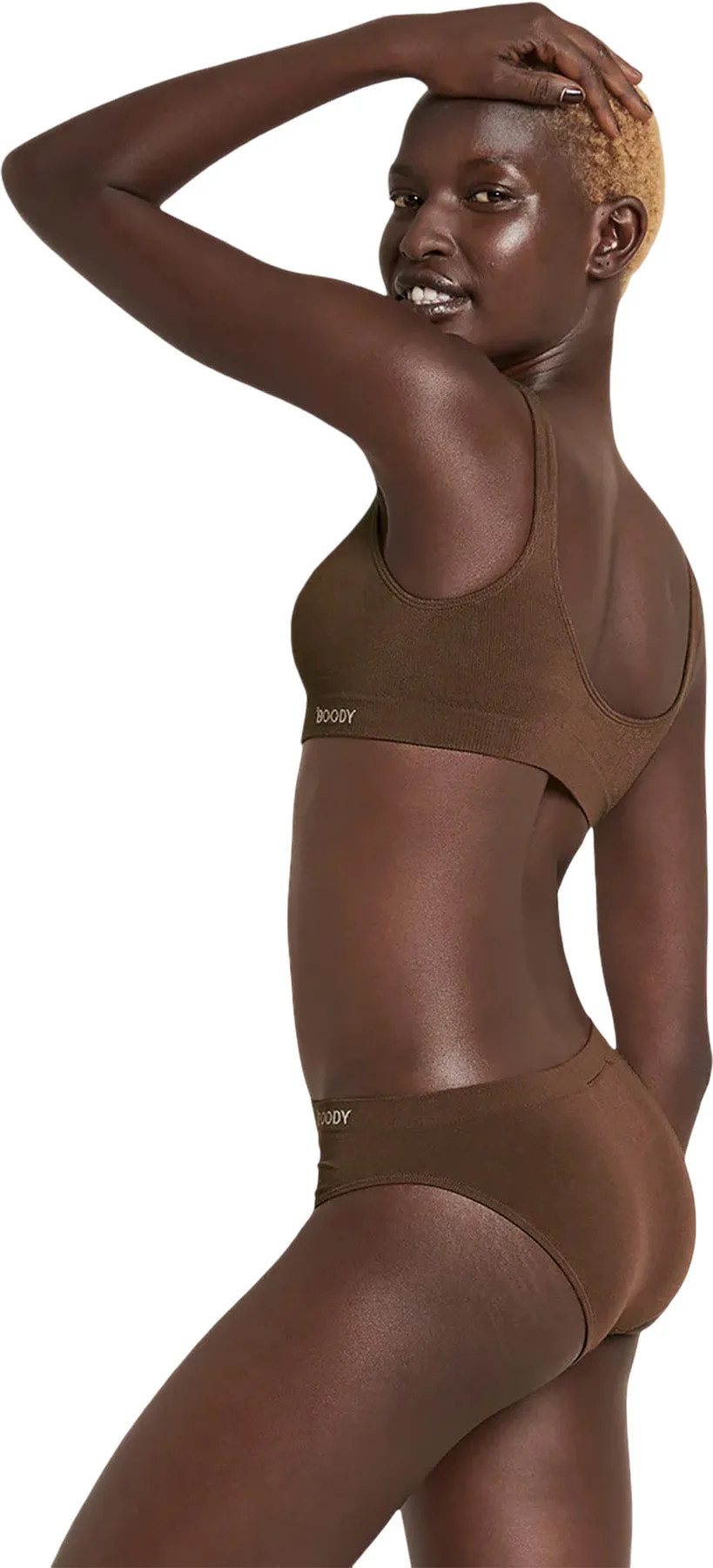 Seamfree Padded Crop Bra - Women's|-|Soutien-gorge écourté et rembourré sans coutures - Femme sold by Altitude Sports product image thumbnail 4