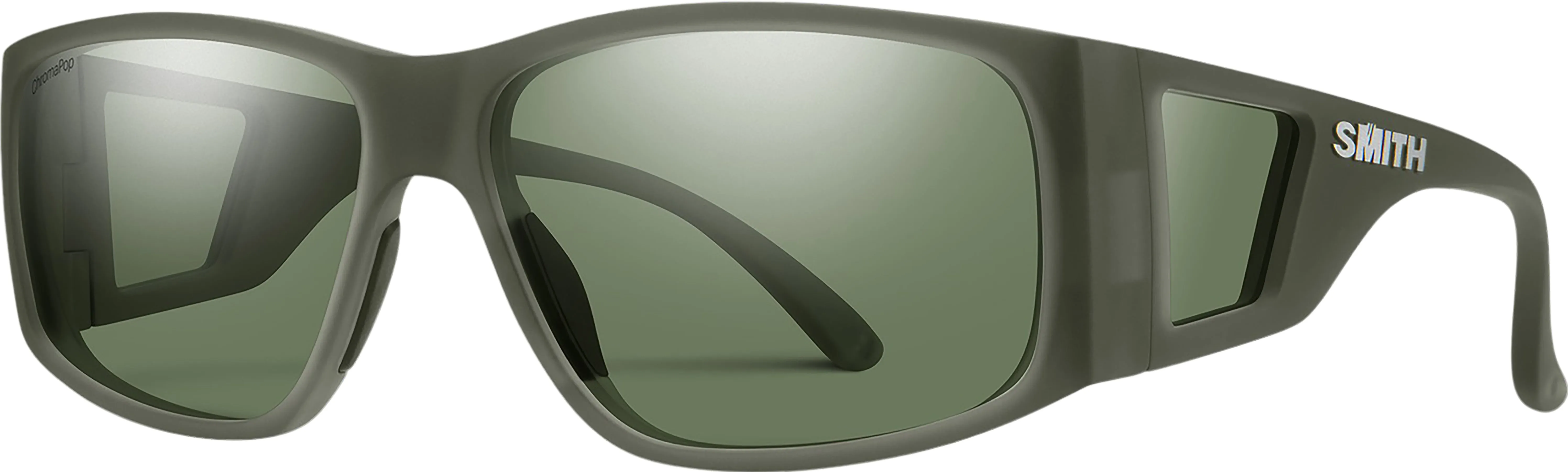 Monroe Peak Sunglasses - Matte Moss Crystal - ChromaPop Polarized Gray Green Lens|-|Lunettes de soleil Monroe Peak - Verres Matte Moss Crystal - ChromaPop Polarized Gray Green sold by Altitude Sports