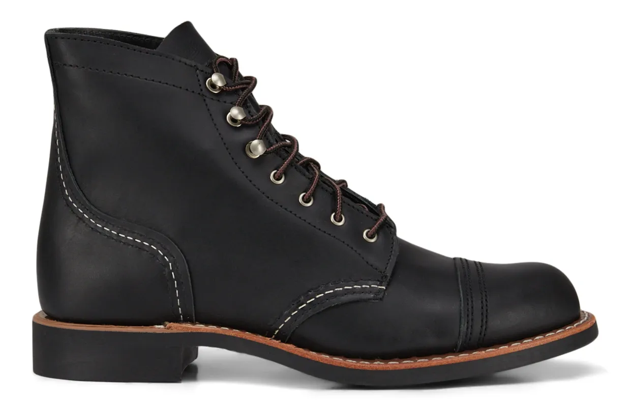 Iron Ranger Black Boundary Leather Boots - Women's|-|Bottes Iron Ranger en cuir Black Boundary - Femme sold by Altitude Sports