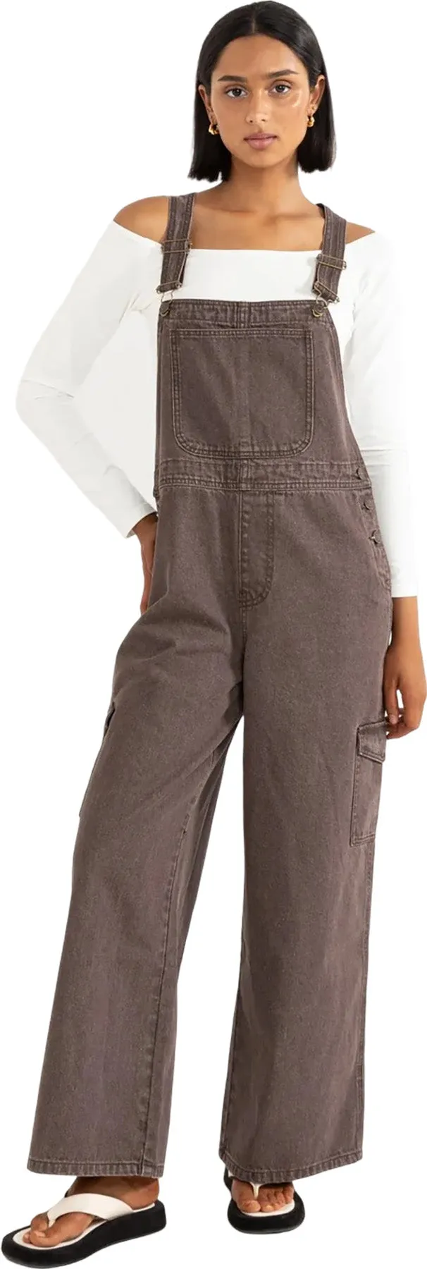 Charlie Wide Leg Cargo Overalls - Women's|-|Salopette cargo à jambe large Charlie - Femme sold by Altitude Sports