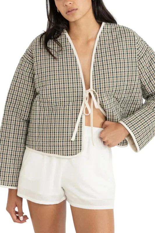 Antibes Plaid Quilted Jacket - Women's|-|Manteau matelassé à carreaux Antibes - Femme sold by Altitude Sports