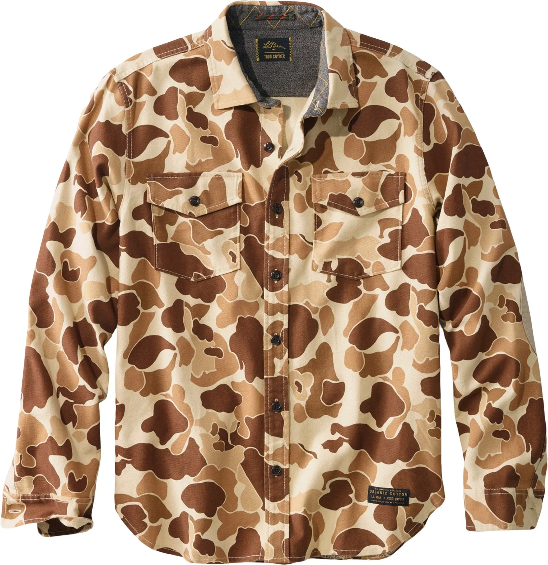 L.L.Bean x Todd Snyder Organic Cotton Stretch Twill Flannel Shirt - Unisex|-|Chemise en sergé flanelle extensible en coton biologique L.L.Bean x Todd Snyder - Unisexe sold by Altitude Sports product image thumbnail 4