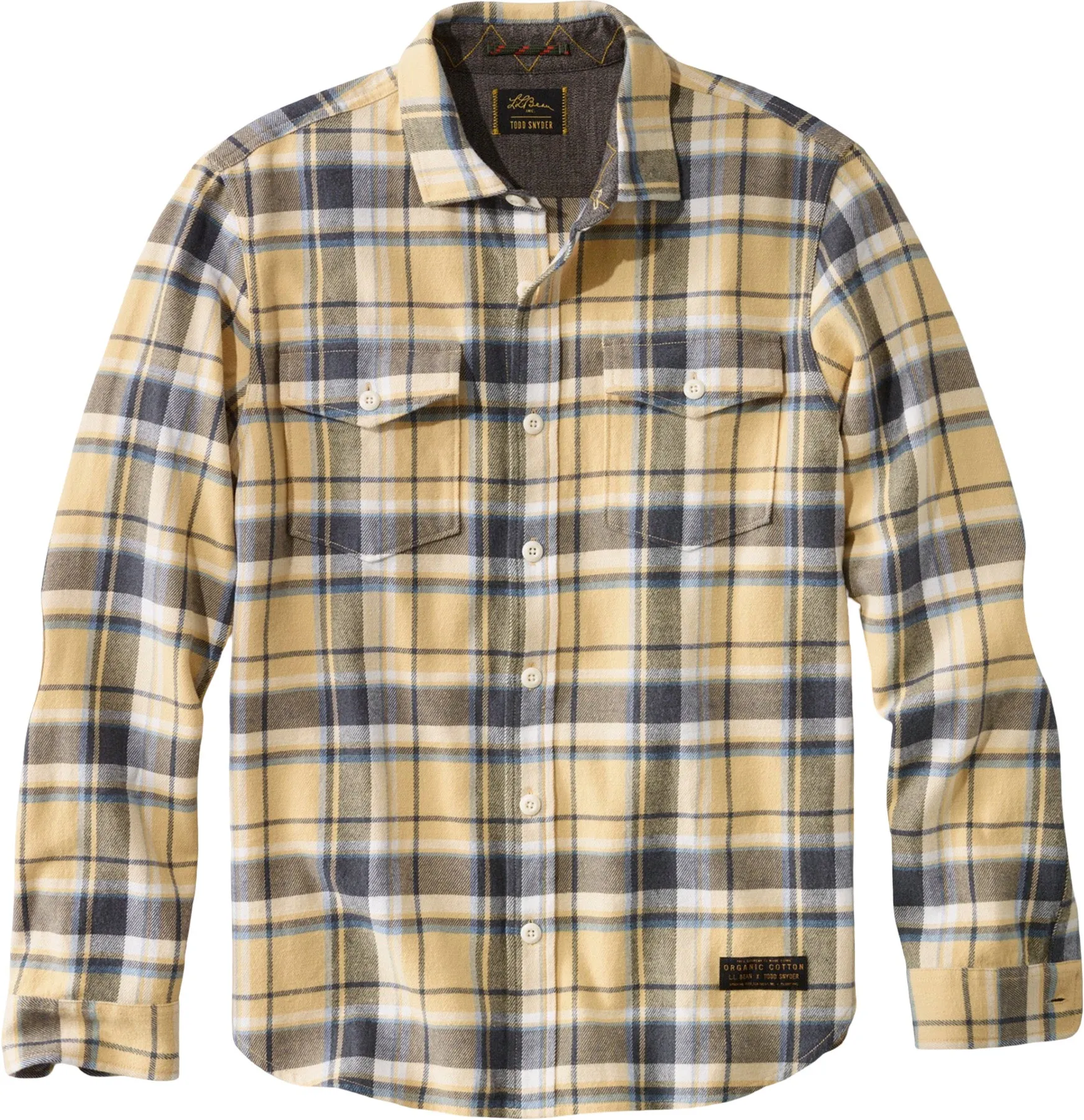 L.L.Bean x Todd Snyder Organic Cotton Stretch Twill Flannel Shirt - Unisex|-|Chemise en sergé flanelle extensible en coton biologique L.L.Bean x Todd Snyder - Unisexe sold by Altitude Sports product image thumbnail 2