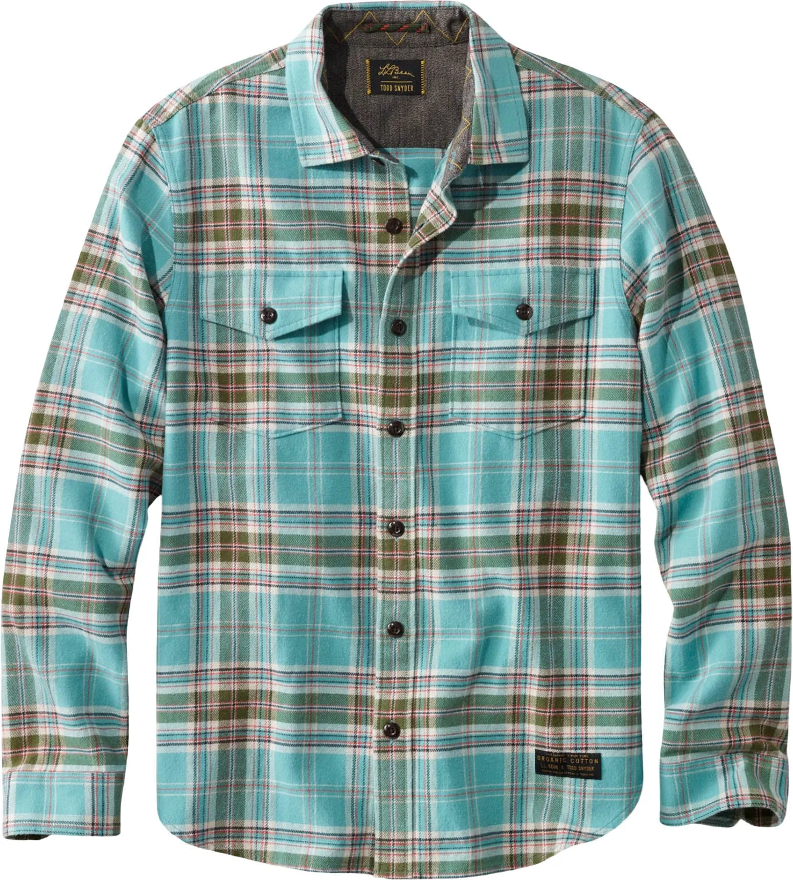 L.L.Bean x Todd Snyder Organic Cotton Stretch Twill Flannel Shirt - Unisex|-|Chemise en sergé flanelle extensible en coton biologique L.L.Bean x Todd Snyder - Unisexe sold by Altitude Sports product image thumbnail 3