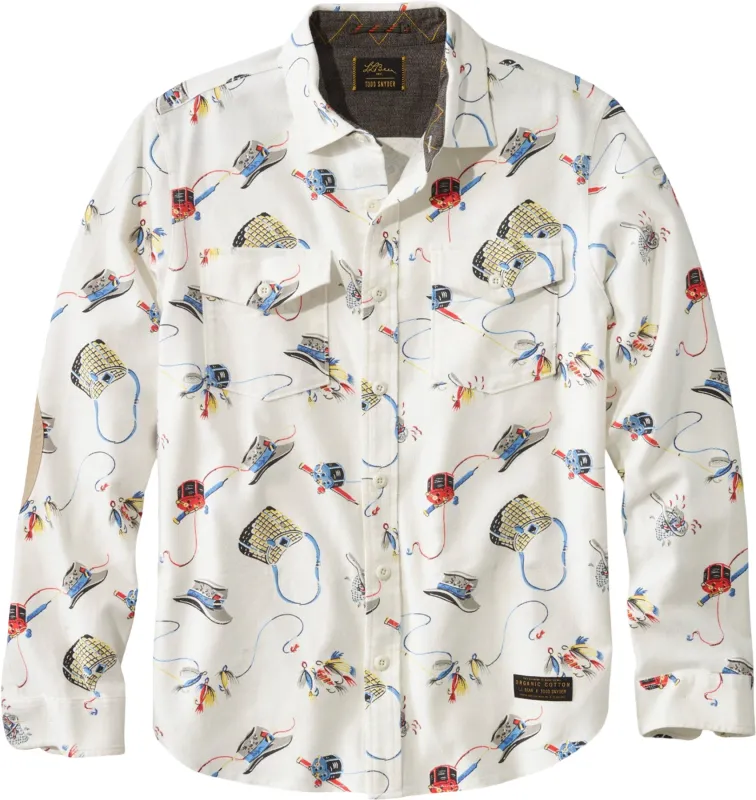 L.L.Bean x Todd Snyder Organic Cotton Stretch Twill Flannel Shirt - Unisex|-|Chemise en sergé flanelle extensible en coton biologique L.L.Bean x Todd Snyder - Unisexe sold by Altitude Sports