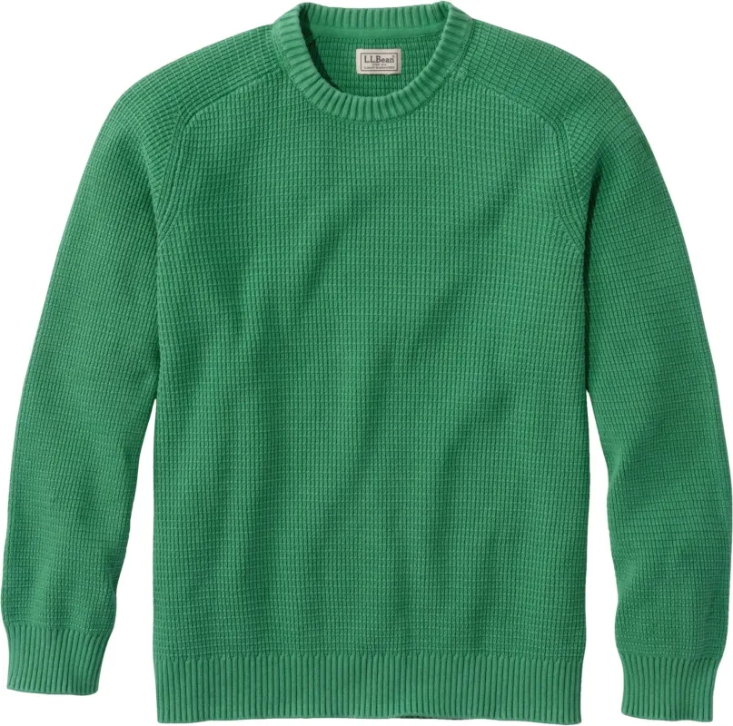Sunwashed Textured Cotton Crewneck Sweater - Men's|-|Chandail à col rond en coton texturé Sunwashed - Homme sold by Altitude Sports