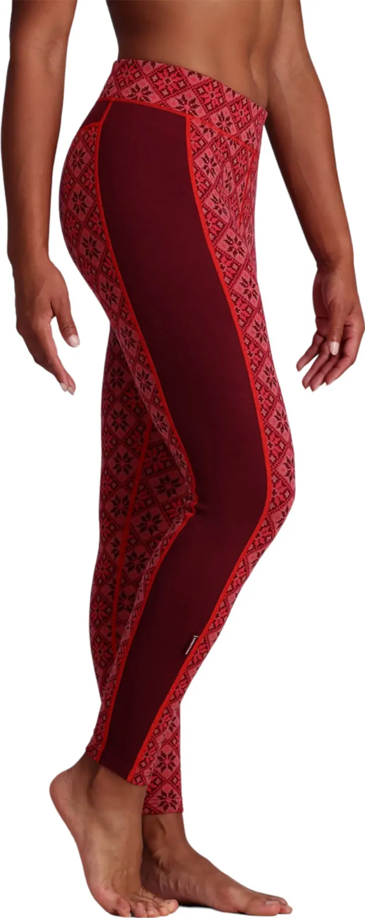 Rose Wool High Waist Base Layer Pants - Women's|-|Couche de base pour le bas taille haute en laine mérinos Rose - Femme sold by Altitude Sports product image thumbnail 2