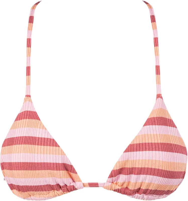 Ibiza Stripe Rib Slide Triangle Bikini Top - Women's|-|Haut de bikini triangle coulissant à côtes Ibiza Stripe - Femme sold by Altitude Sports