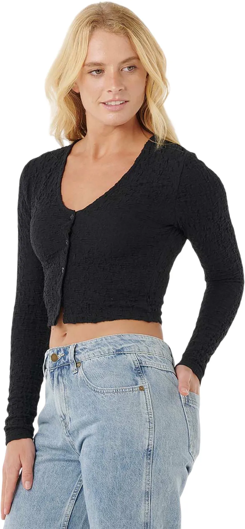 Sunset Luau Texture Long Sleeve T-Shirt - Women's|-|T-shirt texturé à manches longues Sunset Luau - Femme sold by Altitude Sports product image thumbnail 4