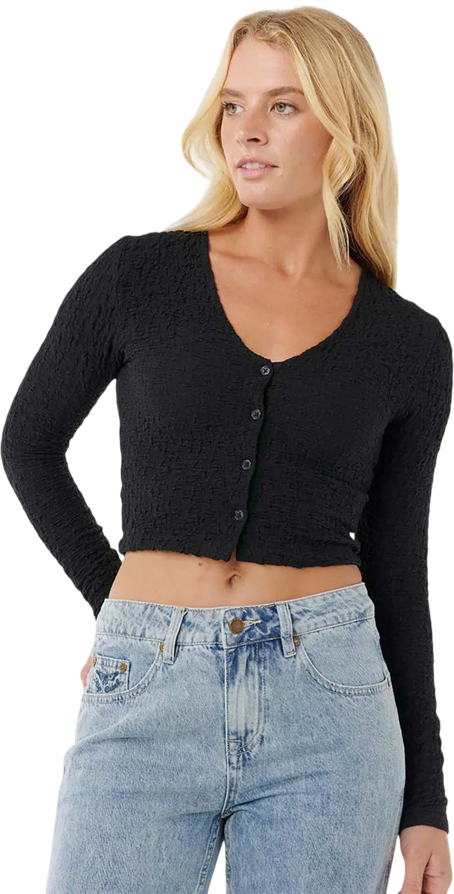 Sunset Luau Texture Long Sleeve T-Shirt - Women's|-|T-shirt texturé à manches longues Sunset Luau - Femme sold by Altitude Sports