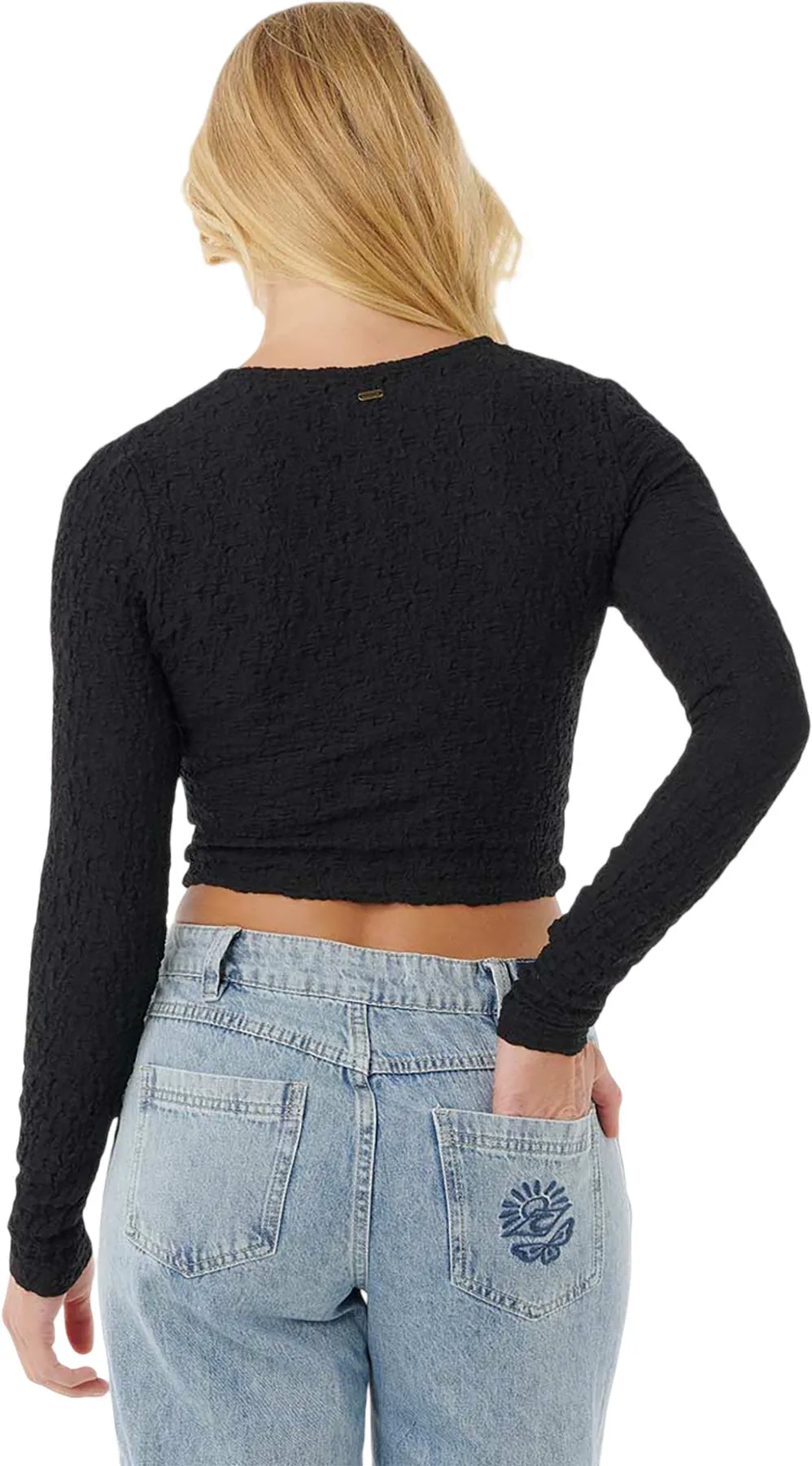 Sunset Luau Texture Long Sleeve T-Shirt - Women's|-|T-shirt texturé à manches longues Sunset Luau - Femme sold by Altitude Sports product image thumbnail 2