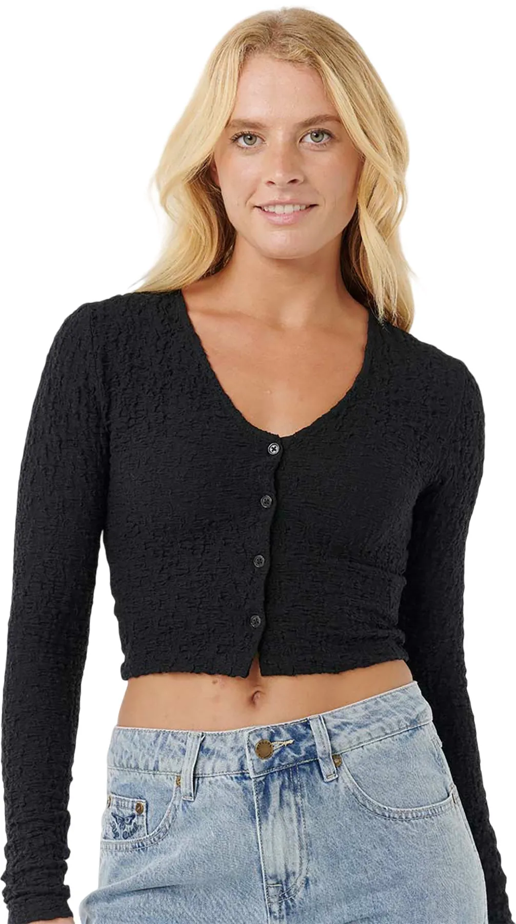 Sunset Luau Texture Long Sleeve T-Shirt - Women's|-|T-shirt texturé à manches longues Sunset Luau - Femme sold by Altitude Sports product image thumbnail 3