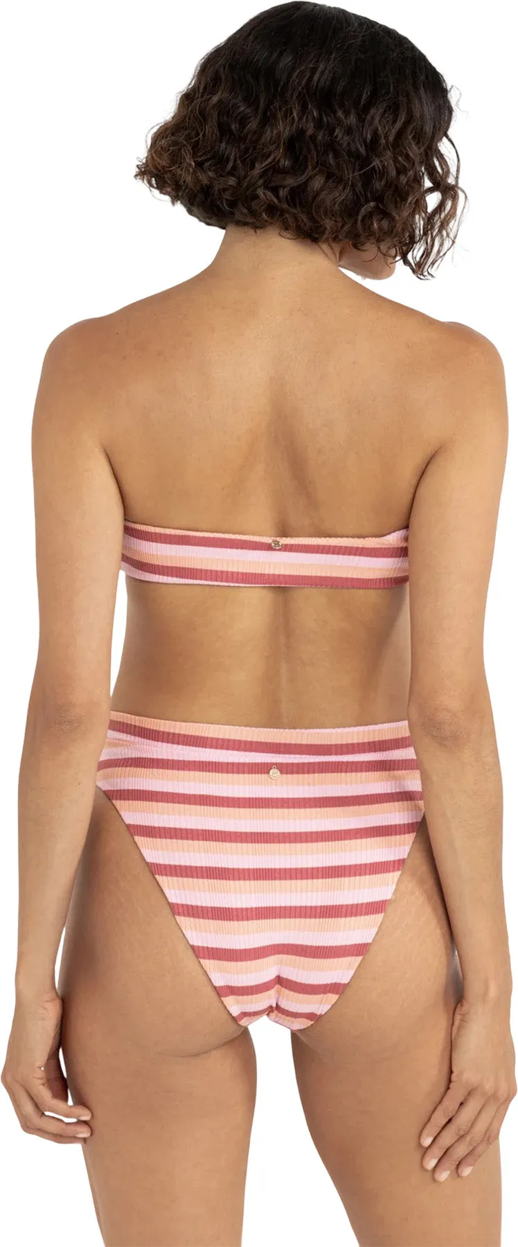 Ibiza Stripe Rib Hi-Waist Swim Bottom - Women's|-|Bas de bain taille haute côtelé à rayures Ibiza - Femme sold by Altitude Sports product image thumbnail 3
