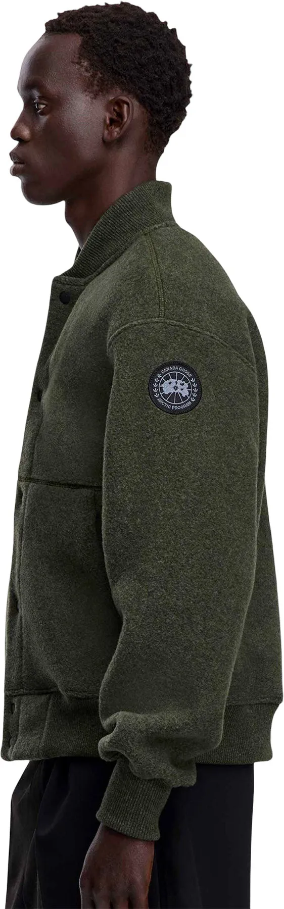 Hudson Fleece Bomber Black Label - Men's|-|Blouson aviateur Hudson en molleton Black Label - Homme sold by Altitude Sports