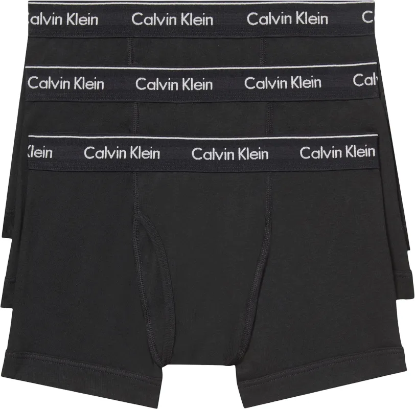 Cotton Classics 3-Pack Trunks - Men's|-|Caleçon paquet de 3 Cotton Classics - Homme made by Calvin Klein