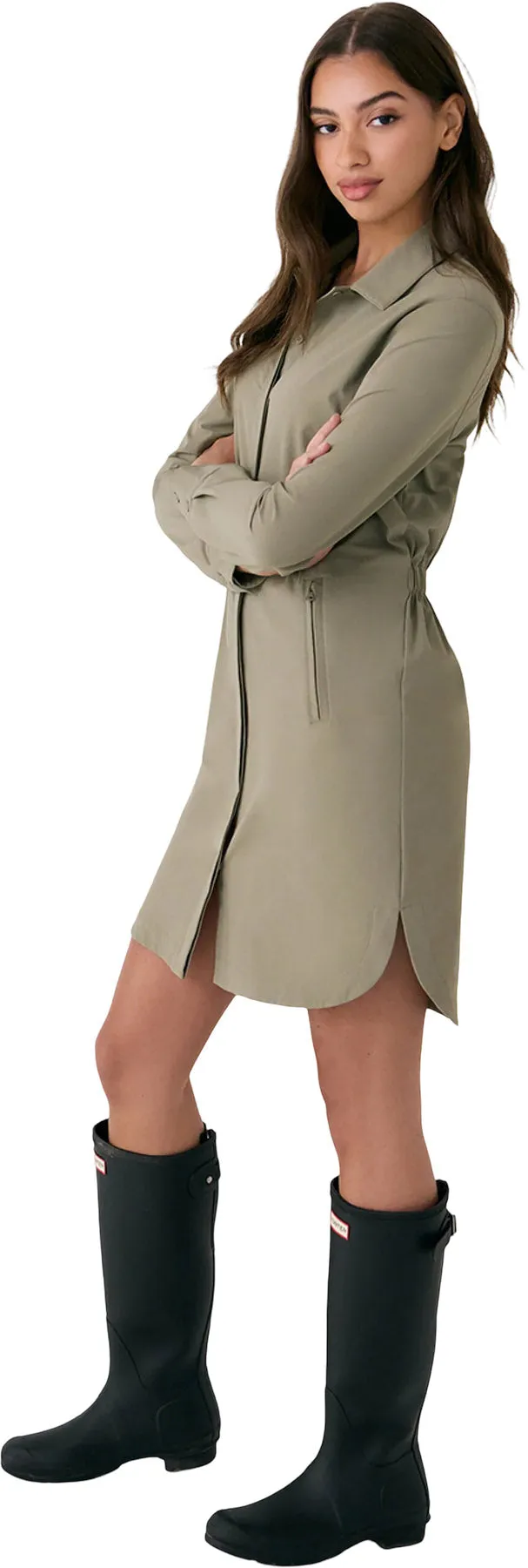 Olivie Tech Shirt Dress - Women's|-|Robe-chemise Olivie Tech - Femme sold by Altitude Sports product image thumbnail 4