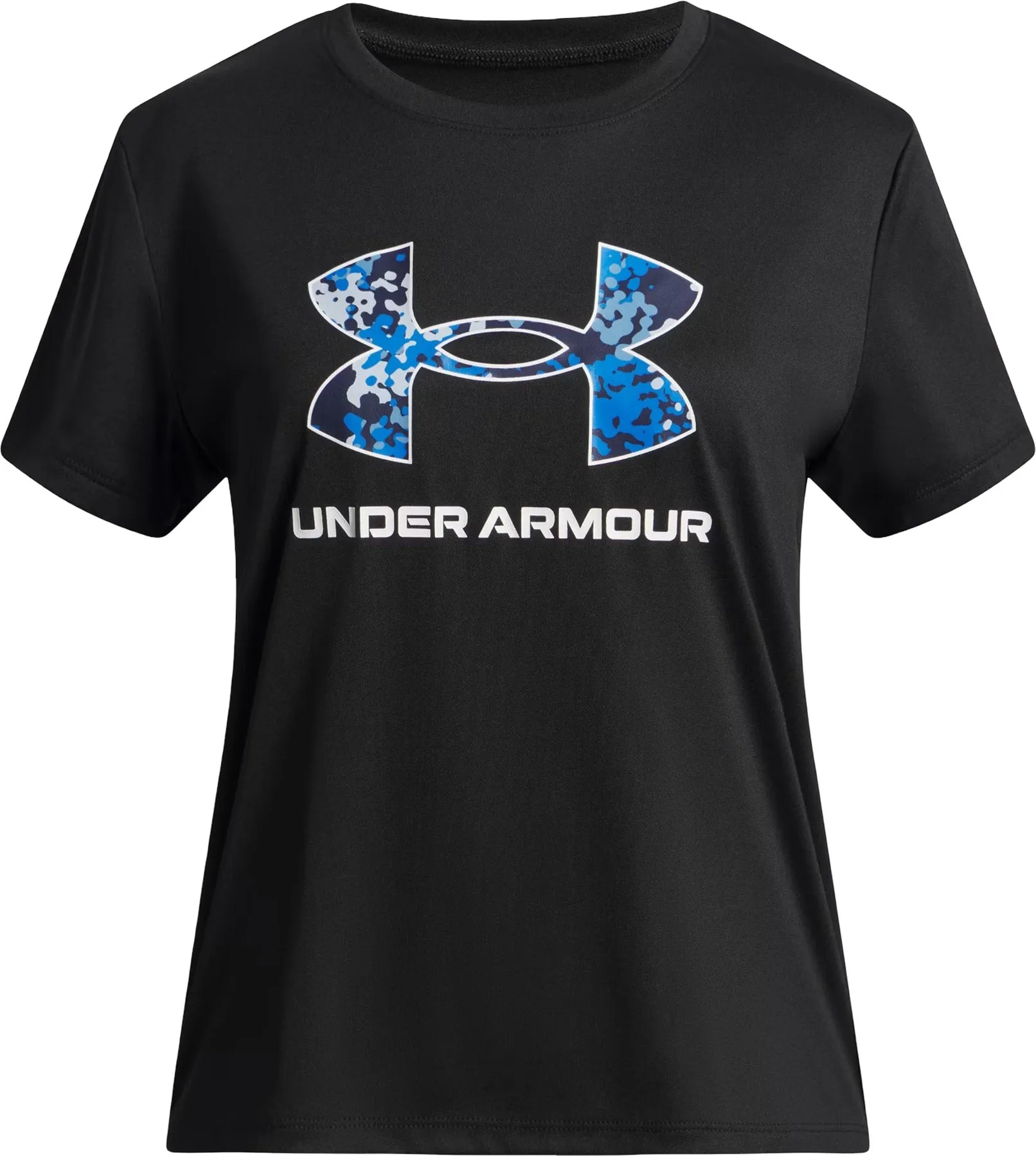 UA Tech Print Fill Short Sleeve T-Shirt - Girls|-|T-shirt à manches courtes UA Tech Print Fill - Fille sold by Altitude Sports