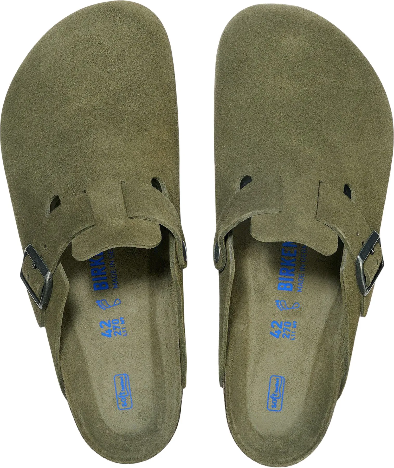 Boston Soft Footbed Suede Leather Clog - Unisex|-|Sabot en cuir suède à semelle souple Boston - Unisexe sold by Altitude Sports product image thumbnail 3