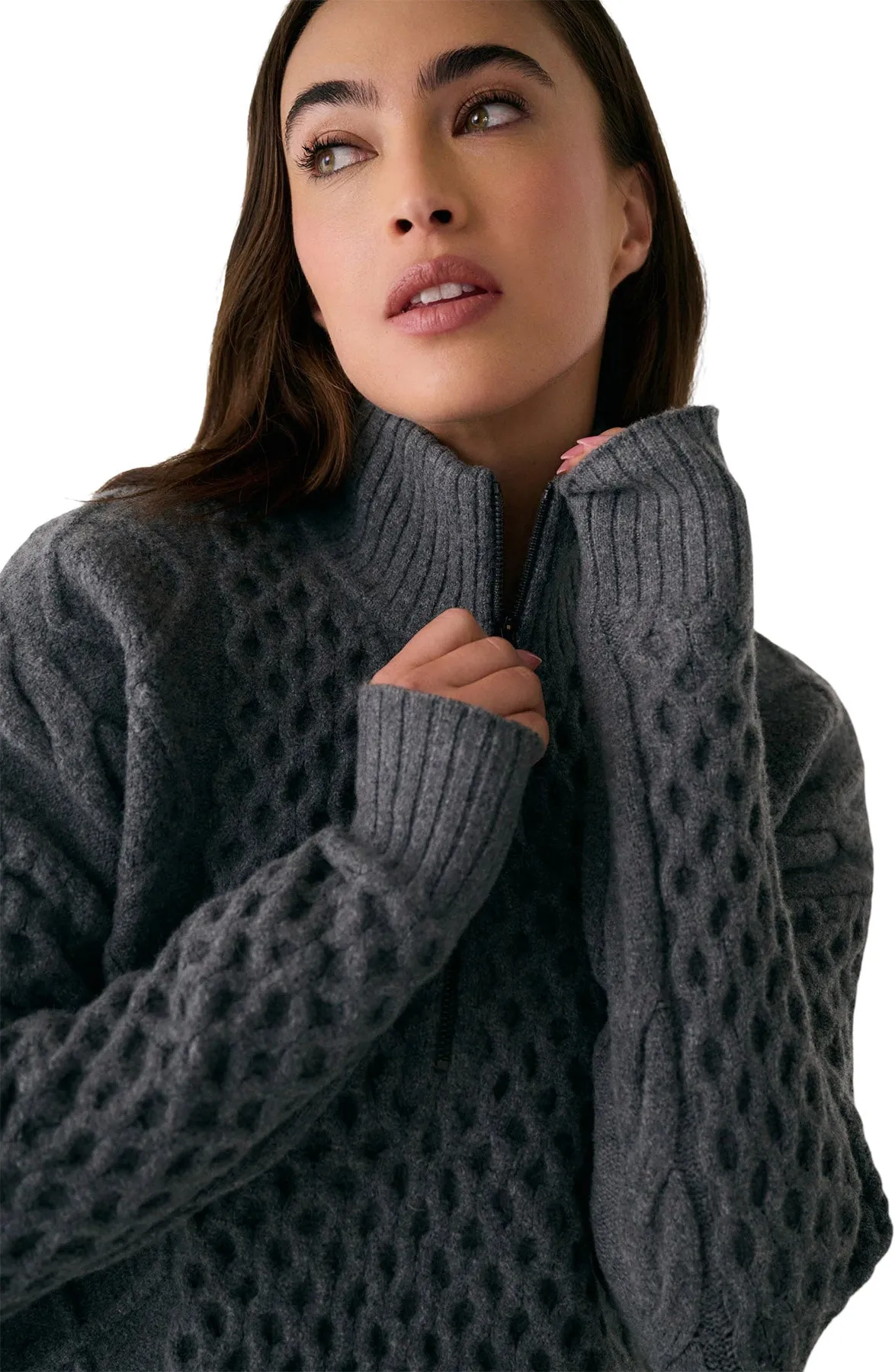 Camila 1/2 Zip Sweater - Women's|-|Chandail à demi-glissière Camila - Femme sold by Altitude Sports product image thumbnail 4