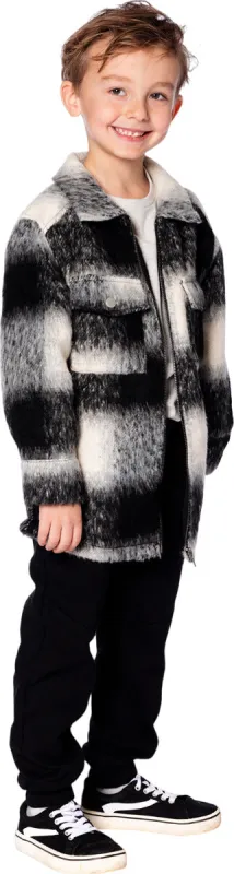 Long Sleeve Zip Front Overshirt with Pockets - Little Boy|-|Surchemise zippée à manches longues avec poches - Petit garçon sold by Altitude Sports